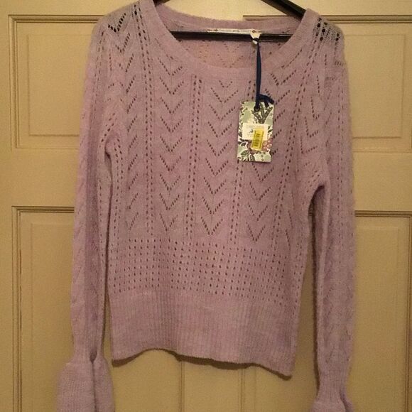 Chelsea & Violet Aurora Borealis Lilac Sweater NWT - Picture 2 of 7